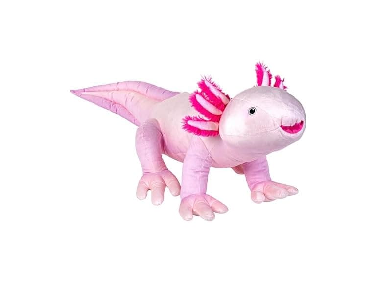 Wild Republic Cuddlekins Eco 30" Jumbo Axolotl - Image 1