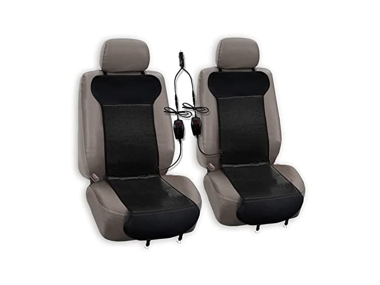 Zone Tech SE0083 Universal Heated Seat Cover 2pk - Image 1