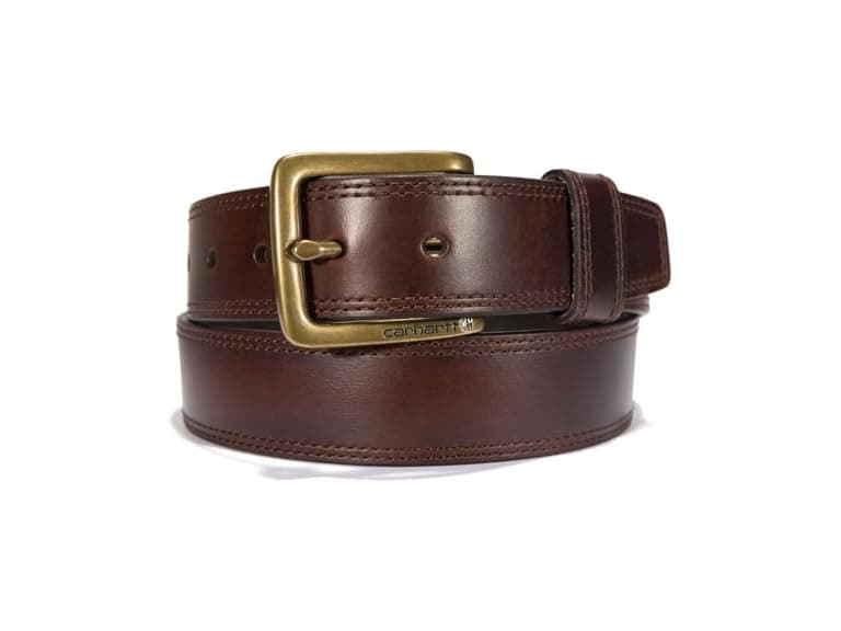 Carhartt Men (40) Leather Engraved Buckle Belt - Image 1