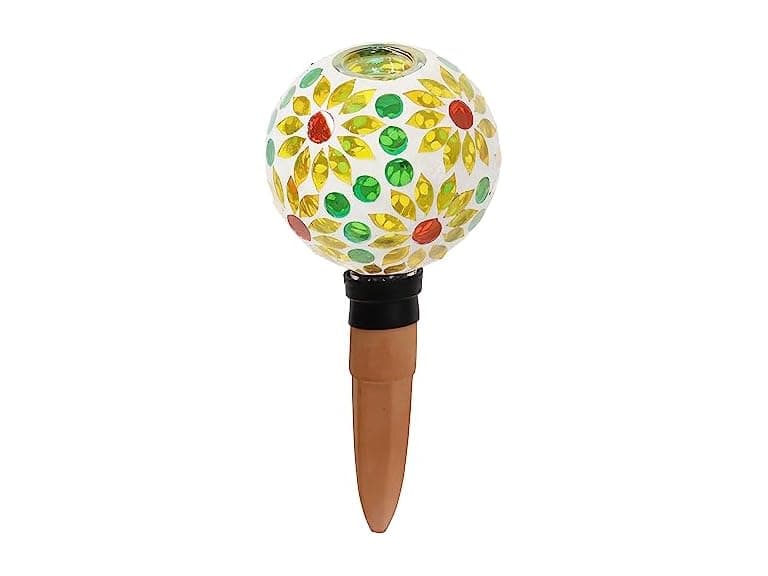 Mosaic Glass Self Watering Globe for Plants - Image 1
