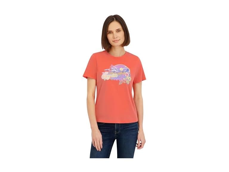 Spyder Womens Floral Sunset Graphic SS Tee - Image 1