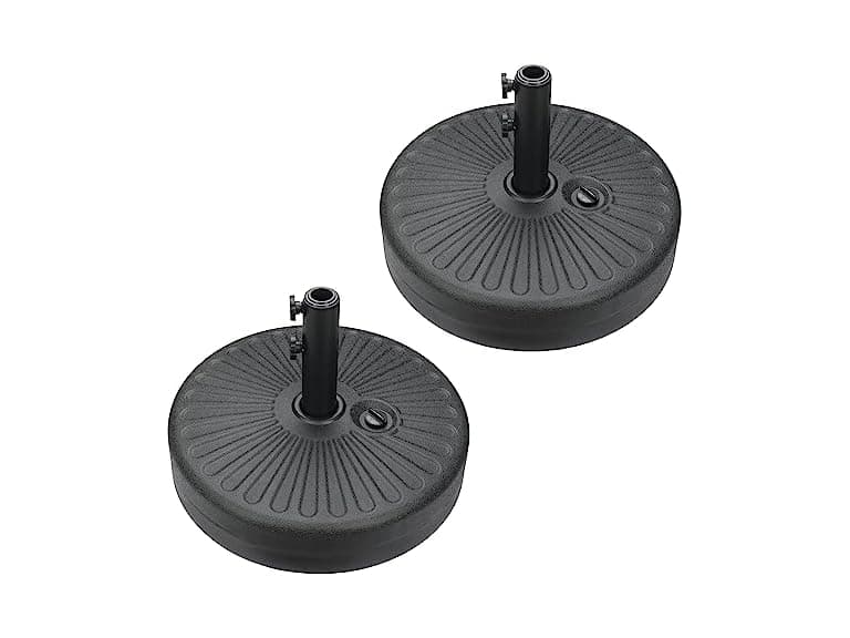 YSSOA 2 Pack Fillable Umbrella Round Base - Image 1