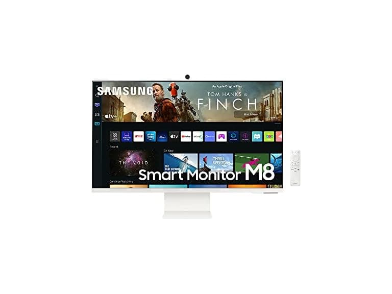 Samsung 32" M80C 4K Smart Monitor | Warm White - Image 1