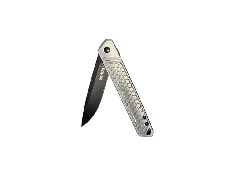 SMITH’S Gentleman’s Pocket Knife, Stainless Steel Handle - Image 1
