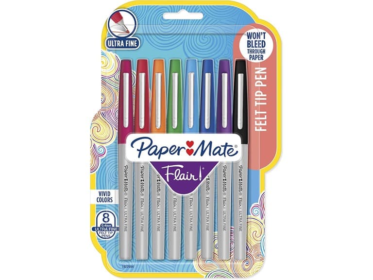 Paper Mate Flair Felt Tip Pens, Ultra Fine - Image 1