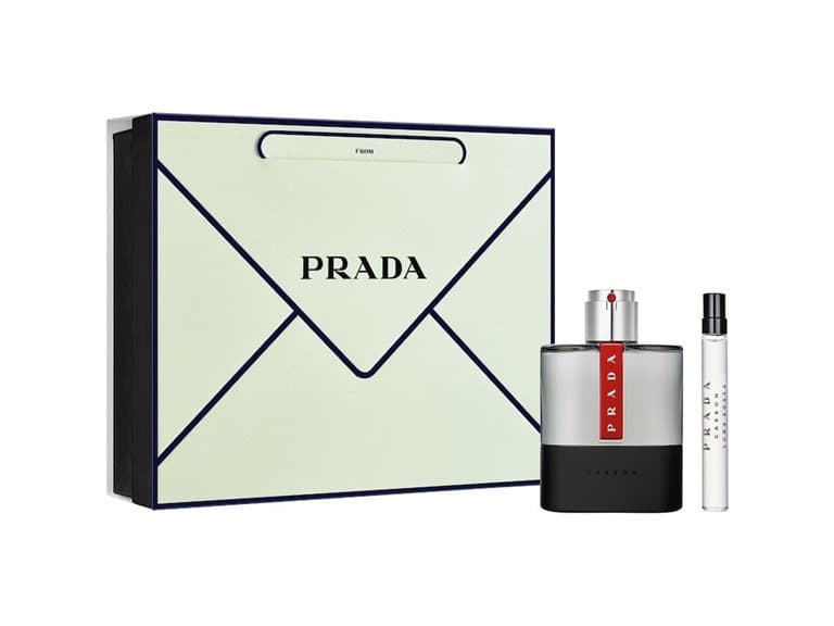 Prada Luna Rossa Carbon 2pc EDT Set Men - Image 1