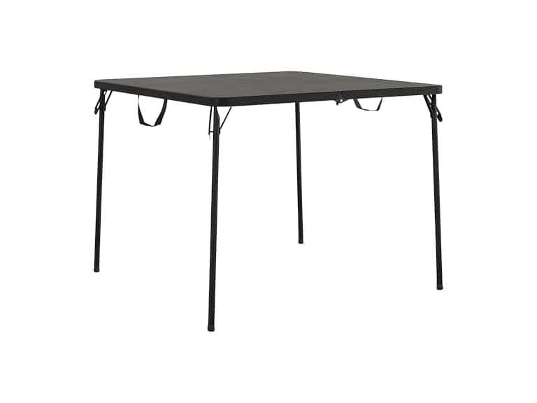 COSCO 38.5" Folding Card Table, Black - Image 1