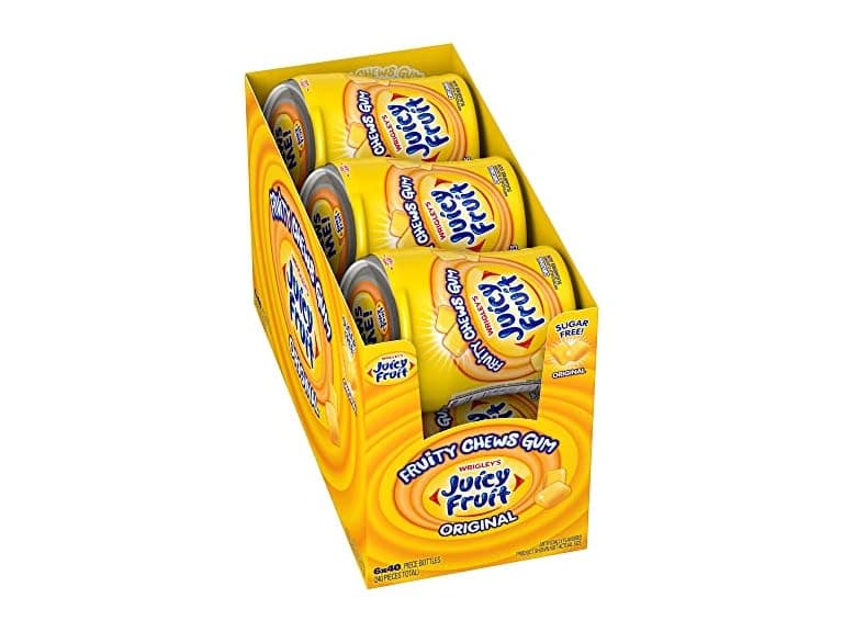 6PK JUICY FRUIT Gum Sugar-Free Chewing Gum - Image 1