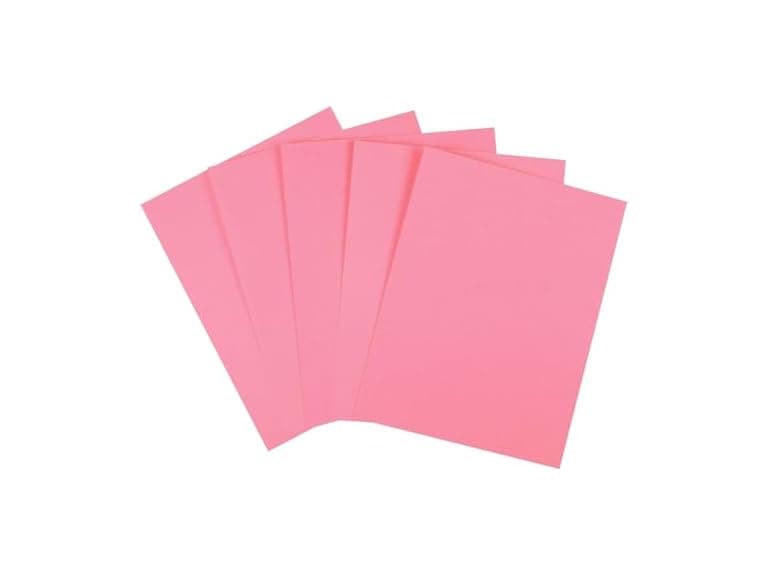 Staples Brights Colored Paper 8 1/2-Inch x 11-Inch Pink Ream - Image 1