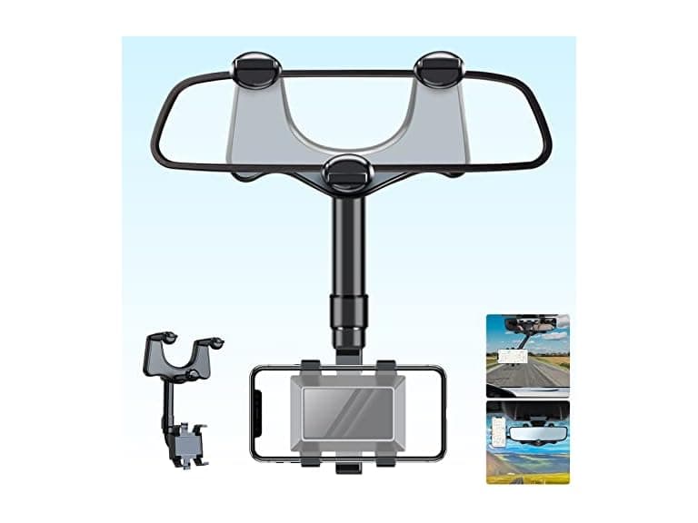 ZoyShop Rearview Mirror Phone Holder, 36 - Image 1