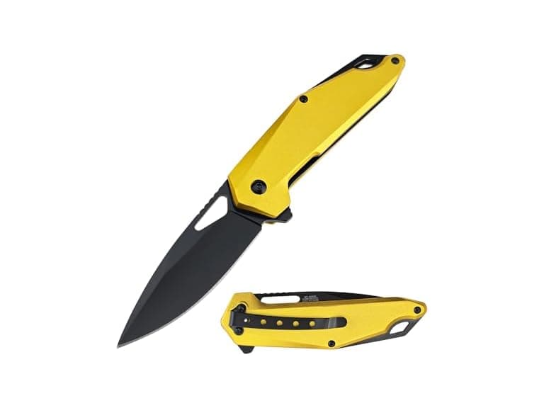 Tac-Force Pocket Knife 7.75" Black - Image 1