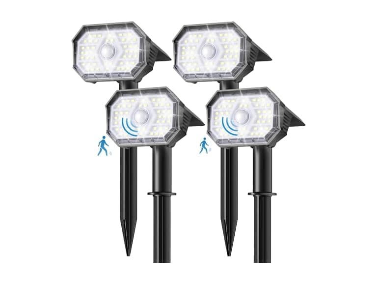 Brightown 4 Pack Solar Motion Lights Outdoor - Image 1