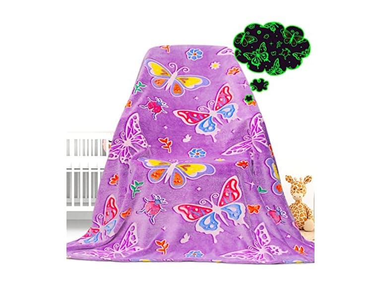 Butterfly Blanket Glow In The Dark - Image 1