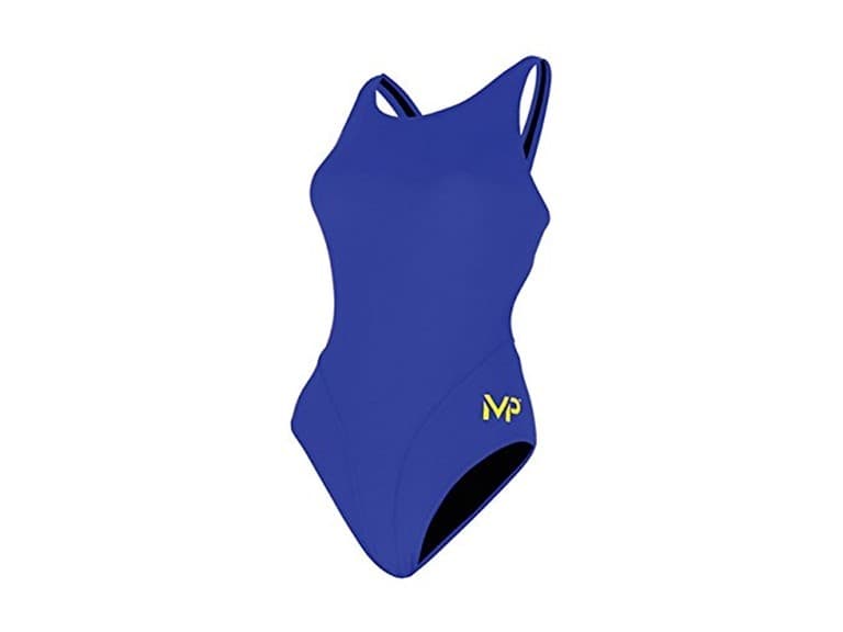 Michael Phelps Solid Comp Back Swimsuit - Image 1
