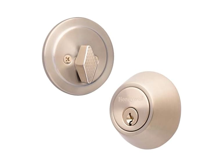 Honeywell Single Cylinder Deadbolt - Image 1
