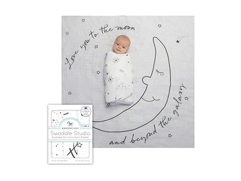 Amazing Baby Muslin Swaddle Blanket - Image 1