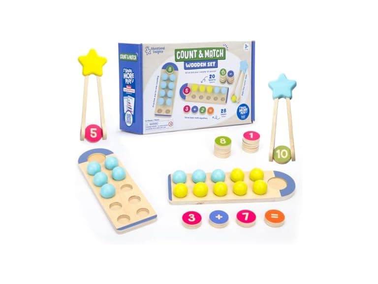 Educational Insights Count & Match Wooden Set - Image 1