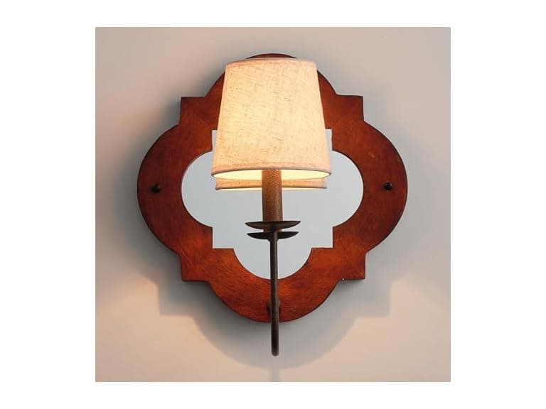 Parrot Uncle Wall Sconce for Bedside 15 Inch, Red Oak - Image 1