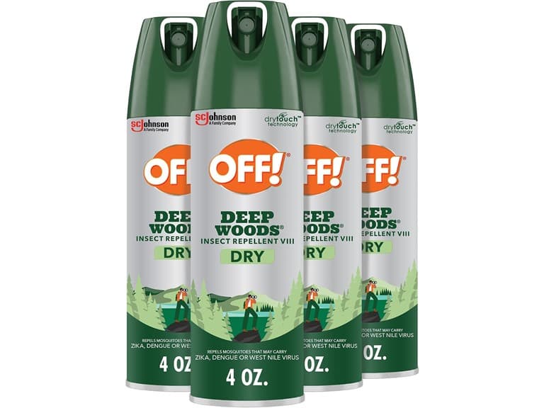 (4 Pack) OFF Deep Woods Insect Repellent 4 oz - Image 1
