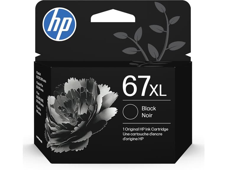 HP 67XL Black High-Yield Ink Cartridge - Image 1
