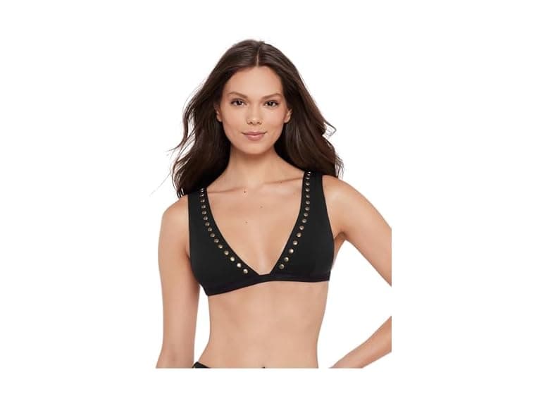 Steve Madden Women's Over Shoulder Triangle Studs - Image 1