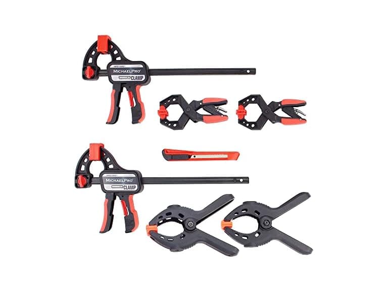 MichaelPro MP018001 7-Piece Woodworking Clamps Set - Image 1