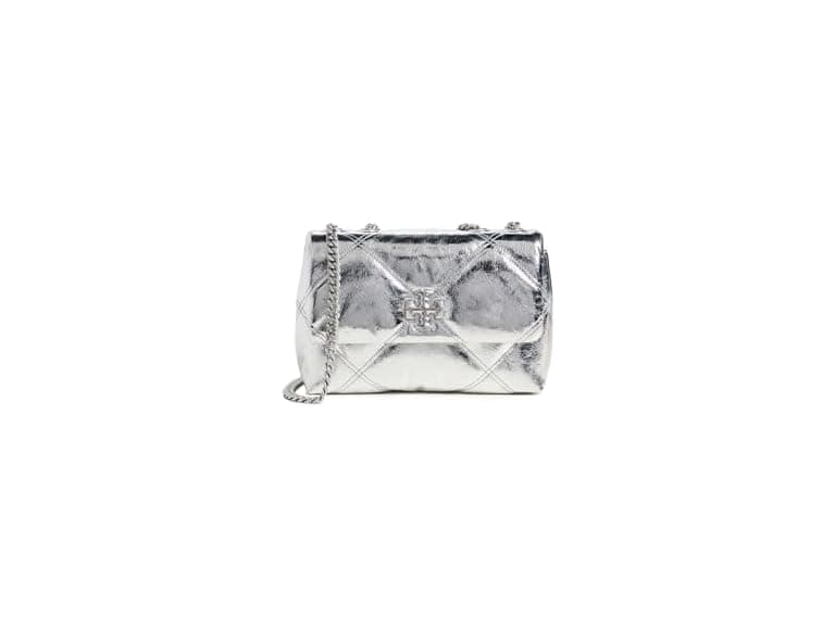 Kira Metallic Diamond Shoulder Bag - Image 1