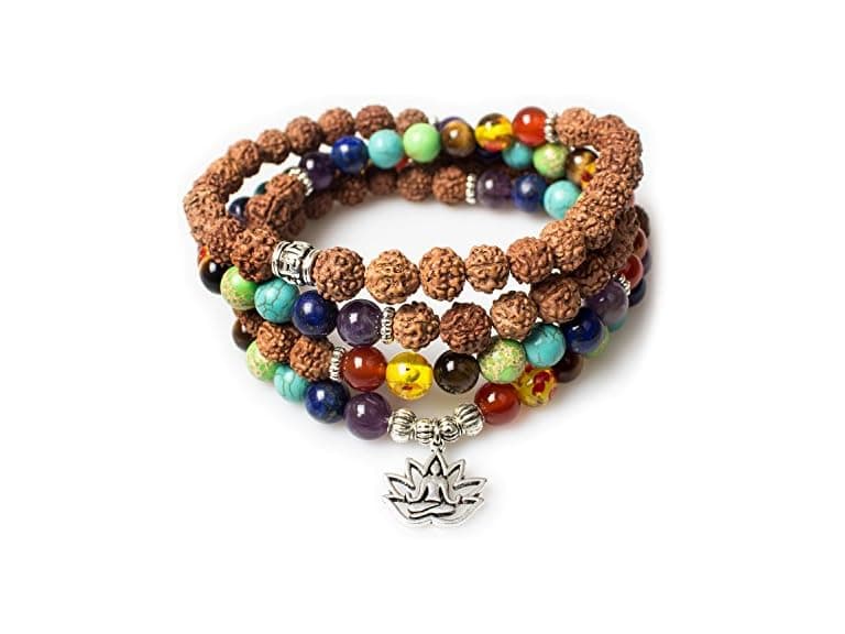 PWMENLK 108 Mala Beads Necklace 7 Necklace(rudrak - Image 1