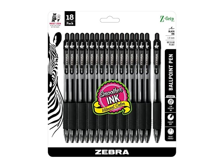 Zebra Pen Z-Grip Retractable Ballpoint Pen 48Pks - Image 1