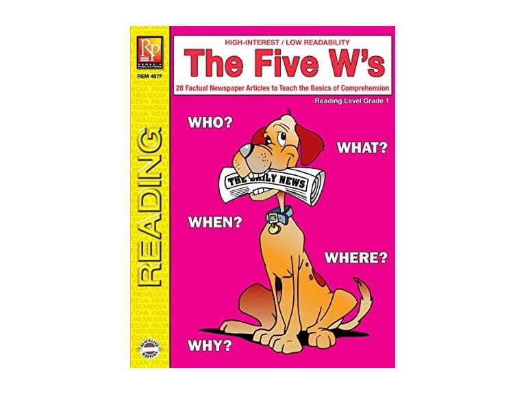 The 5 Ws 1st Grade Reading Book - Image 1