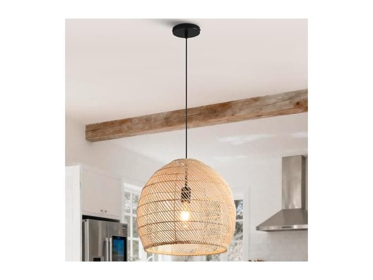 Parrot Uncle D3048 Medium 16" Handwoven Pendant Light - Image 1