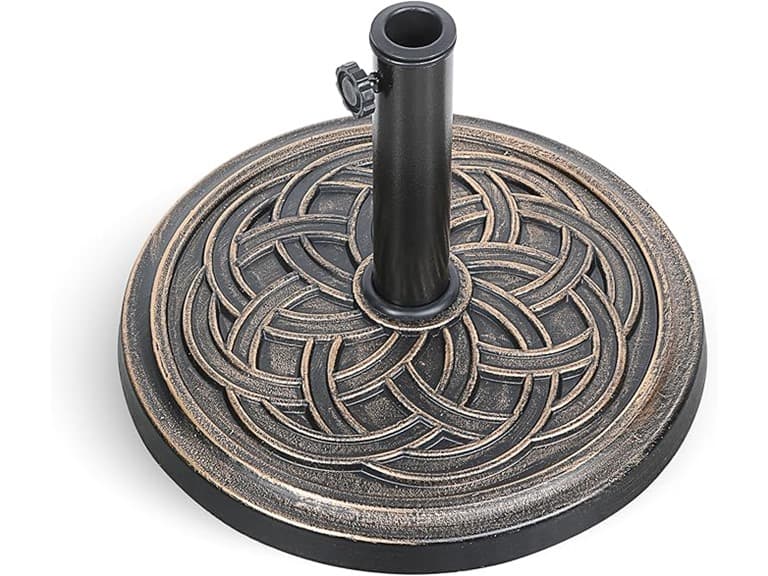 Simple Deluxe HealSmart 24.2 lbs Heavy Duty Umbrella Base - Image 1