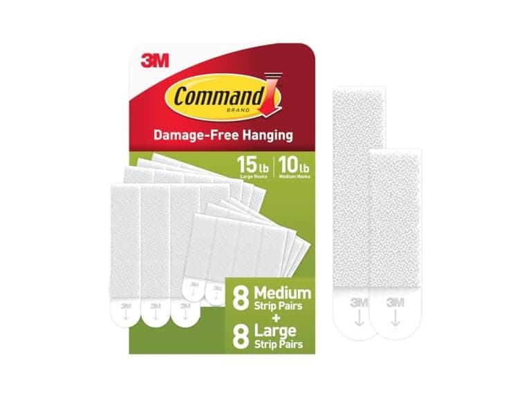 Command Command Picture Hanging Strips, 16 Pairs - Image 1