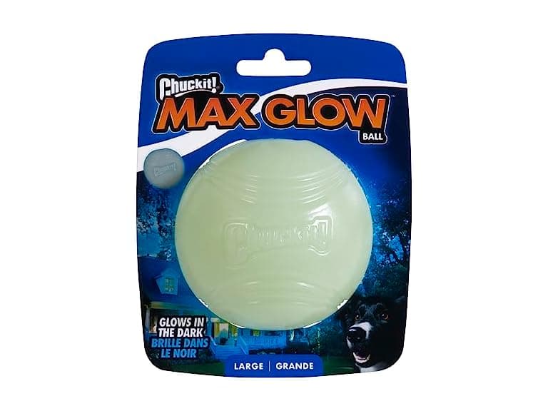 Chuckit! Max Glow Ball Dog Toy, Large - Image 1