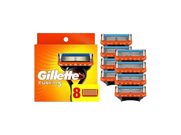 Gillette Fusion5 Razor Refills for Men, 8 Razor Blade Refills - Image 1