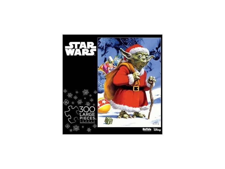 Holiday Yoda - 300 Large Piece Christmas Jigsaw Puzzle - Image 1
