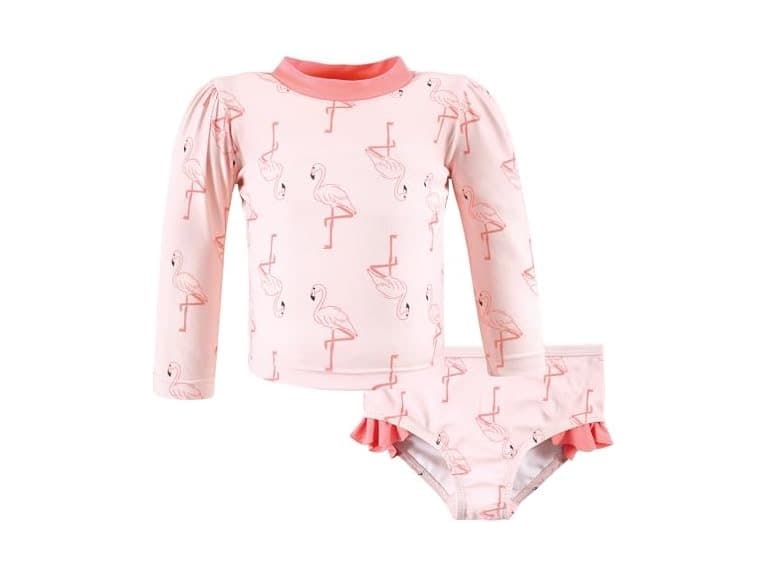 Hudson Baby Unisex Baby Swim Rashguard Set - Image 1