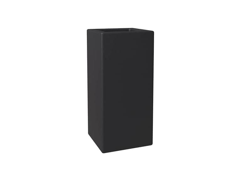 LeisureMod TP24BL Terra Planter Black - Image 1