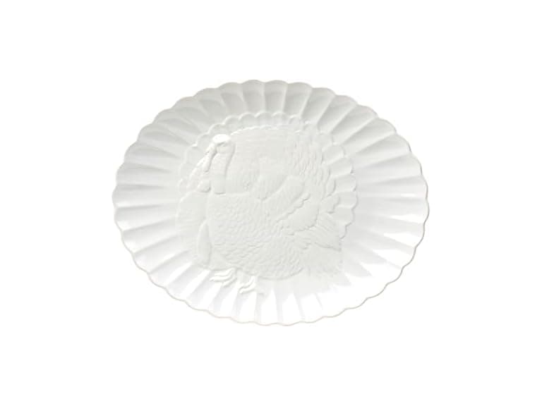 Lenox French Perle Scalloped Turkey Platter - Image 1