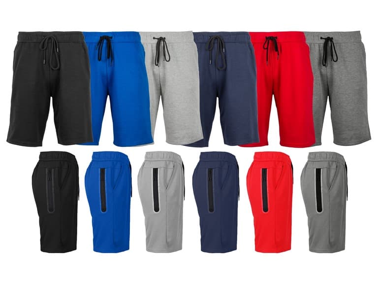 5Pk Mens T/F Performance Shorts (S-2XL) - Image 1