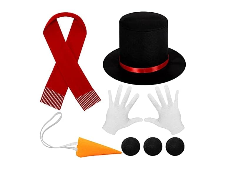 7 Pcs Snowman Costume Kit - Image 1