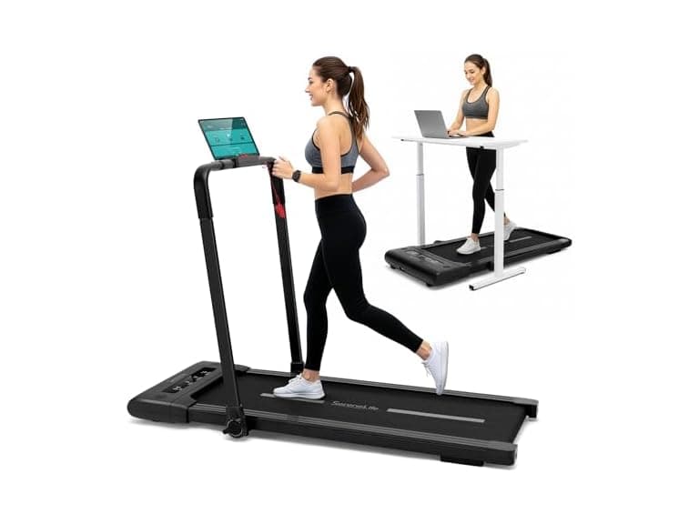 SereneLife Foldable Treadmill & Walking Pad - Image 1