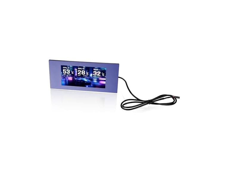 Thermaltake View 600 TG 6.0 Inch LCD Screen Panel - Image 1