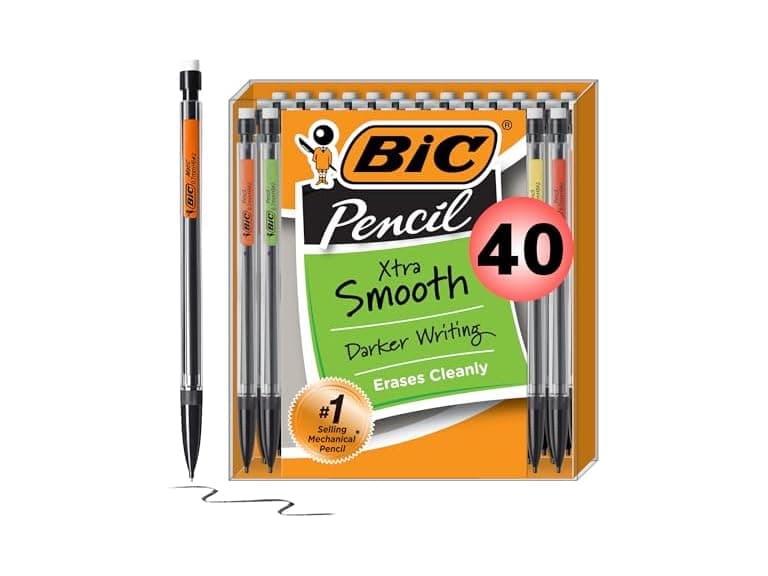 BIC Xtra Smooth Mechanical Pencil 40 Pack - Image 1