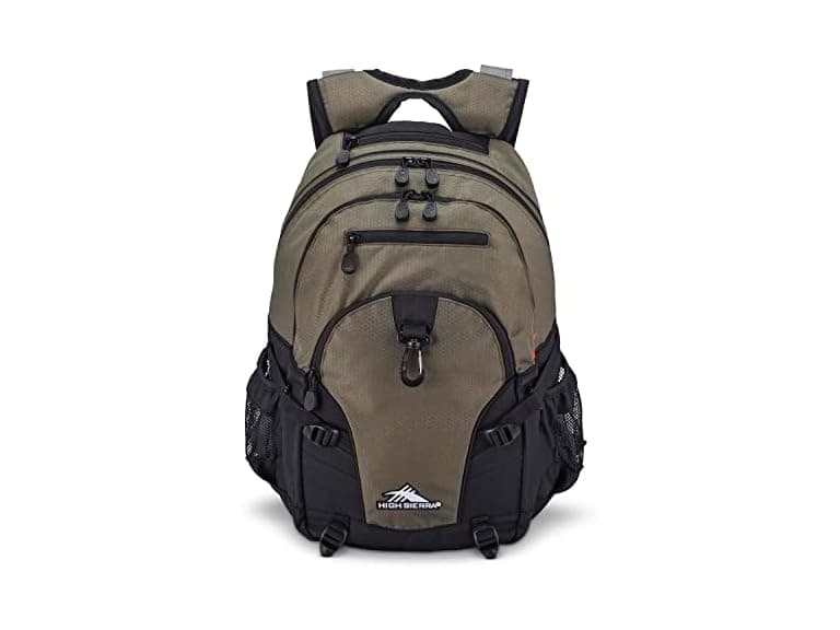 High Sierra Loop-Backpack with Tablet Sleeve, Olive - Image 1