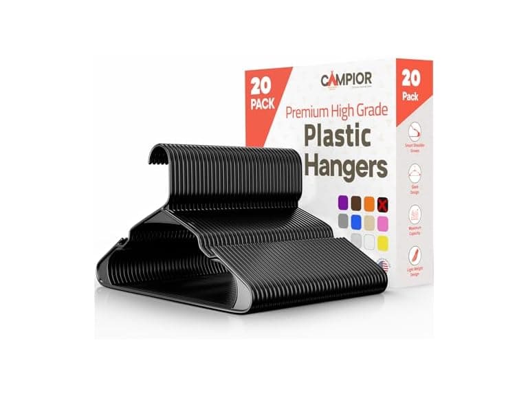 Premium Clothes Hangers Pack of 20 - Image 1