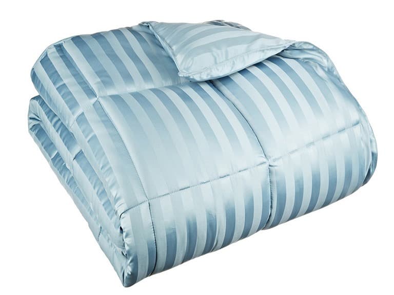 Down Alt Wide Stripe Comforter - Image 1