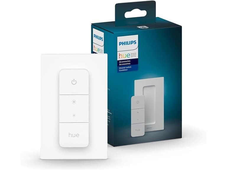 Philips Hue Smart Dimmer Switch with Remote, White - Image 1