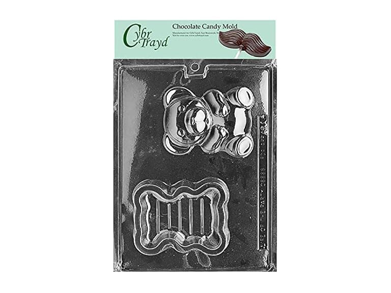Teddy Bear Pour Box Chocolate Candy Mold - Image 1