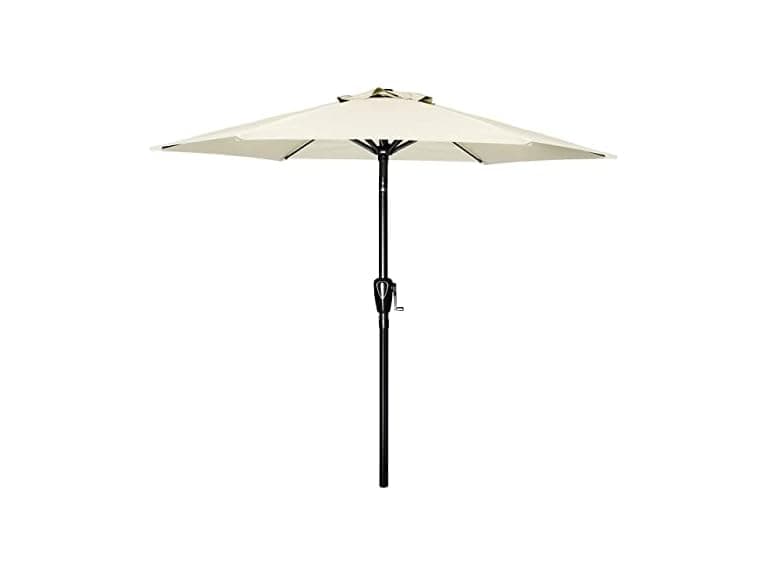 Simple Deluxe 7.5ft Patio Umbrella White
